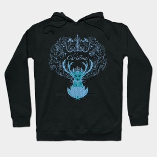 Winter deer gift Hoodie